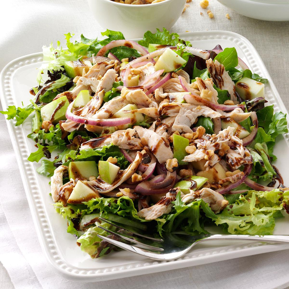 Chicken Salad With Apples
 Chicken & Apple Salad with Greens Recipe