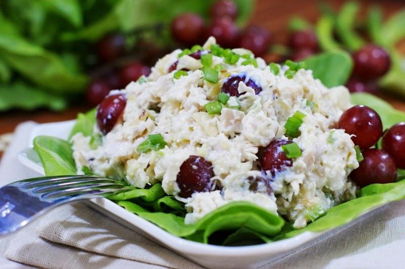 Chicken Salad With Grapes Recipes
 Pina Colada Chicken Salad with Grapes