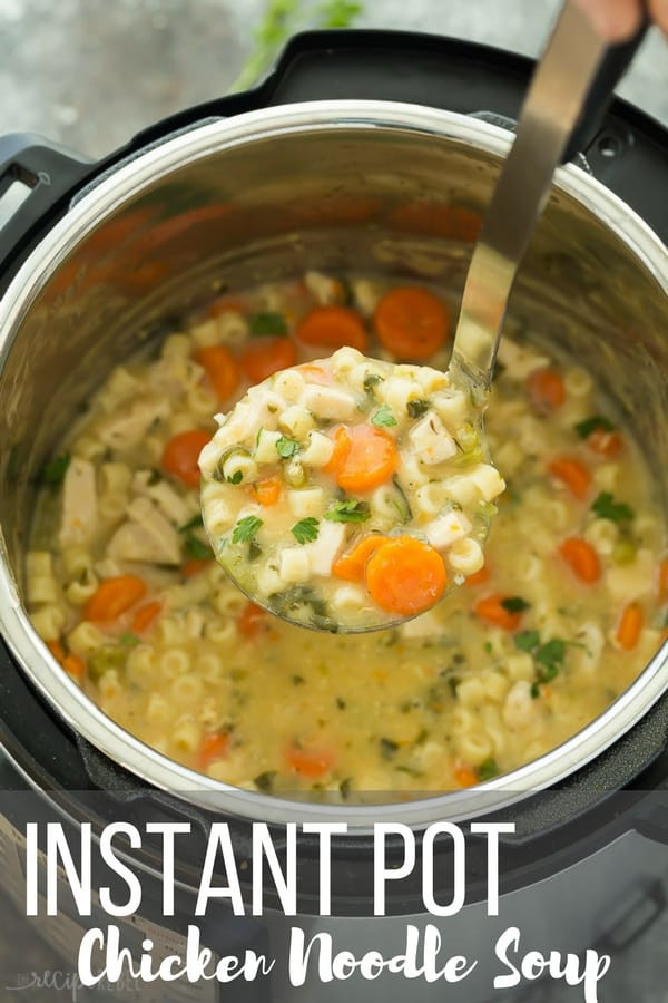 Chicken Soup Instant Pot
 Creamy Instant Pot Chicken Noodle Soup Recipe VIDEO