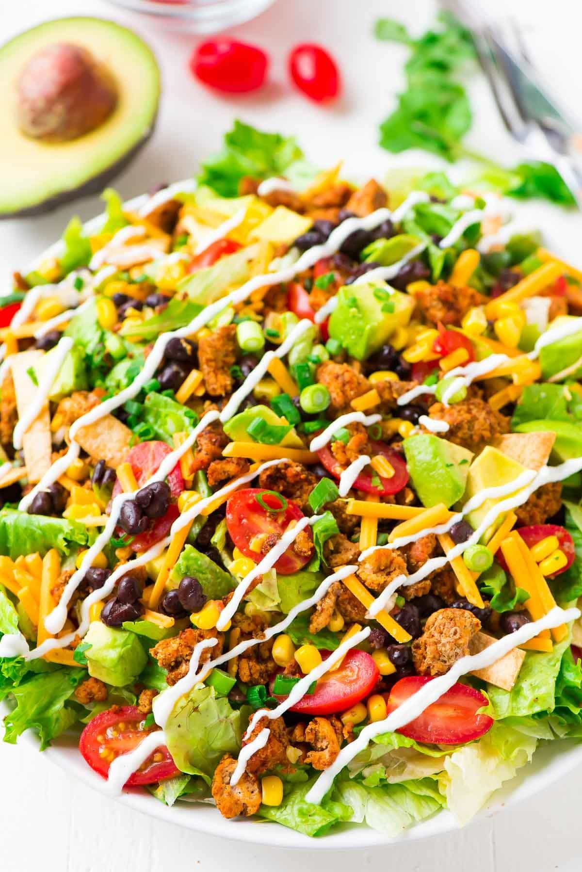 Chicken Taco Salad Recipe
 healthy chicken taco salad recipe