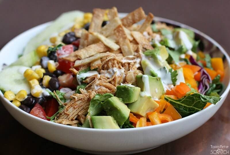 Chicken Taco Salad Recipe
 Shredded Chicken Taco Salad I Heart Nap Time