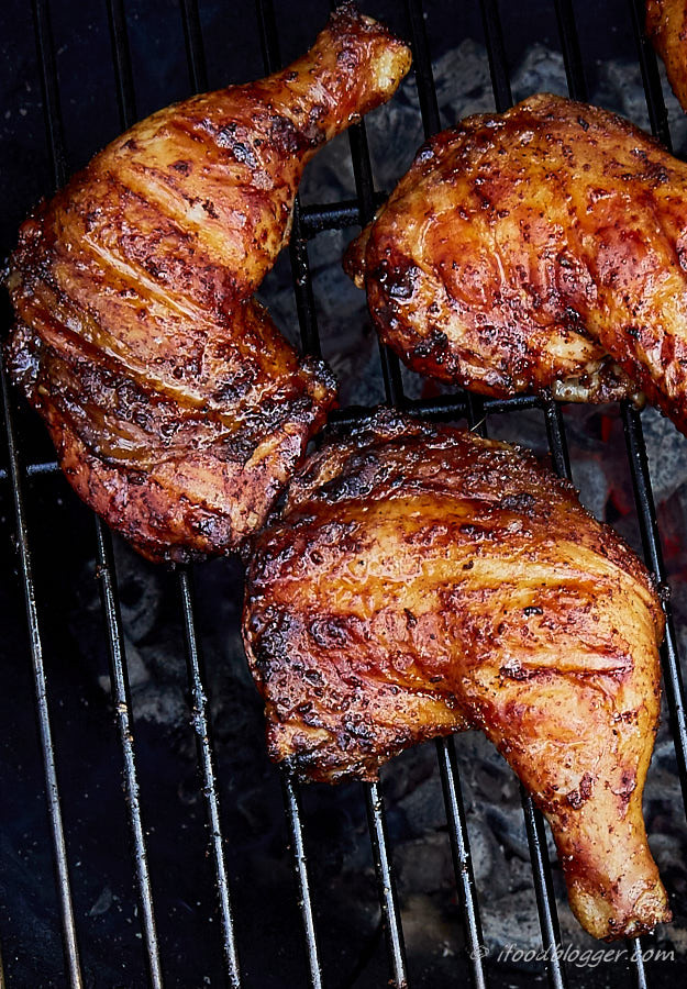 Chicken Thighs Cook Time
 Kickin Grilled Chicken Legs i FOOD Blogger