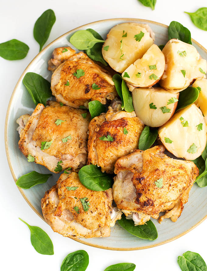 Chicken Thighs In Instant Pot
 Instant Pot Chicken Thighs with Potatoes