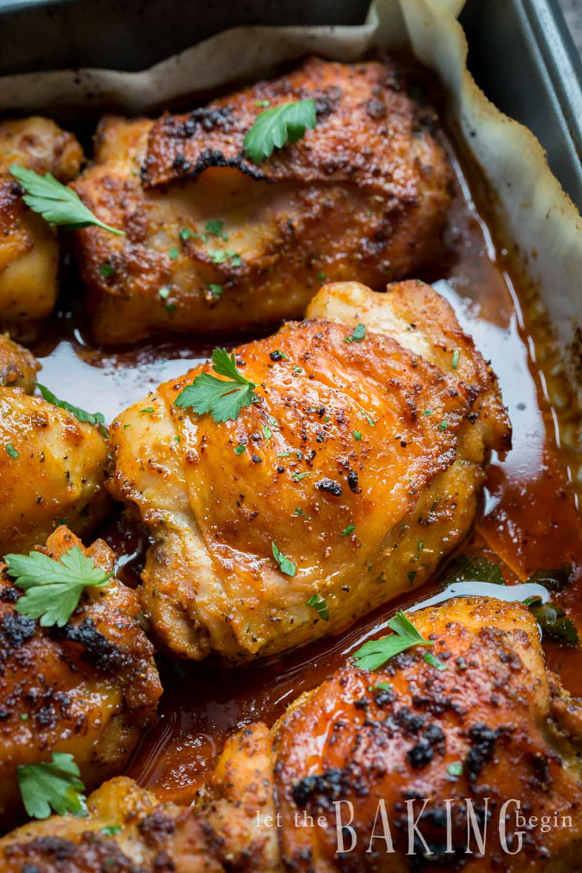 Chicken Thighs Temperature
 Garlic Ranch Baked Chicken Thighs Let the Baking Begin