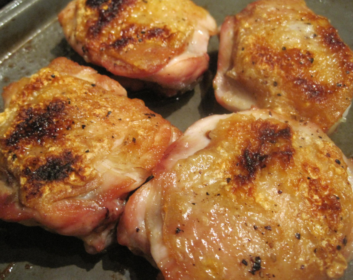 Chicken Thighs Temperature
 Oven Roasted Chicken Thighs With really crispy skin