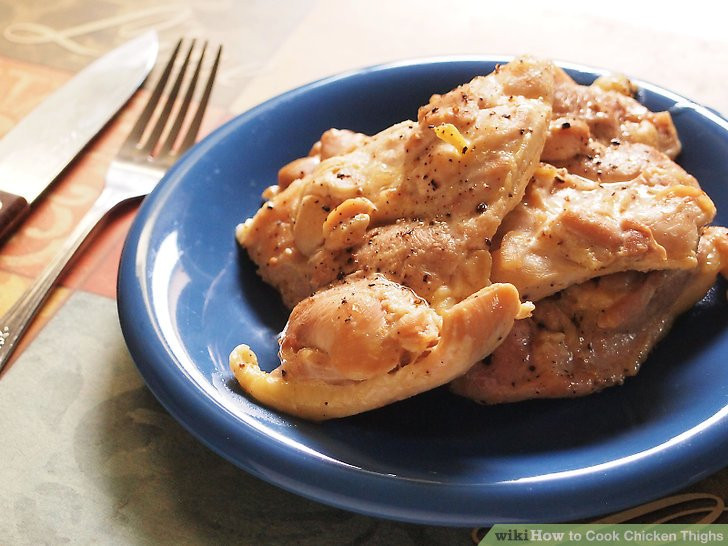 Chicken Thighs Temperature
 4 Ways to Cook Chicken Thighs wikiHow