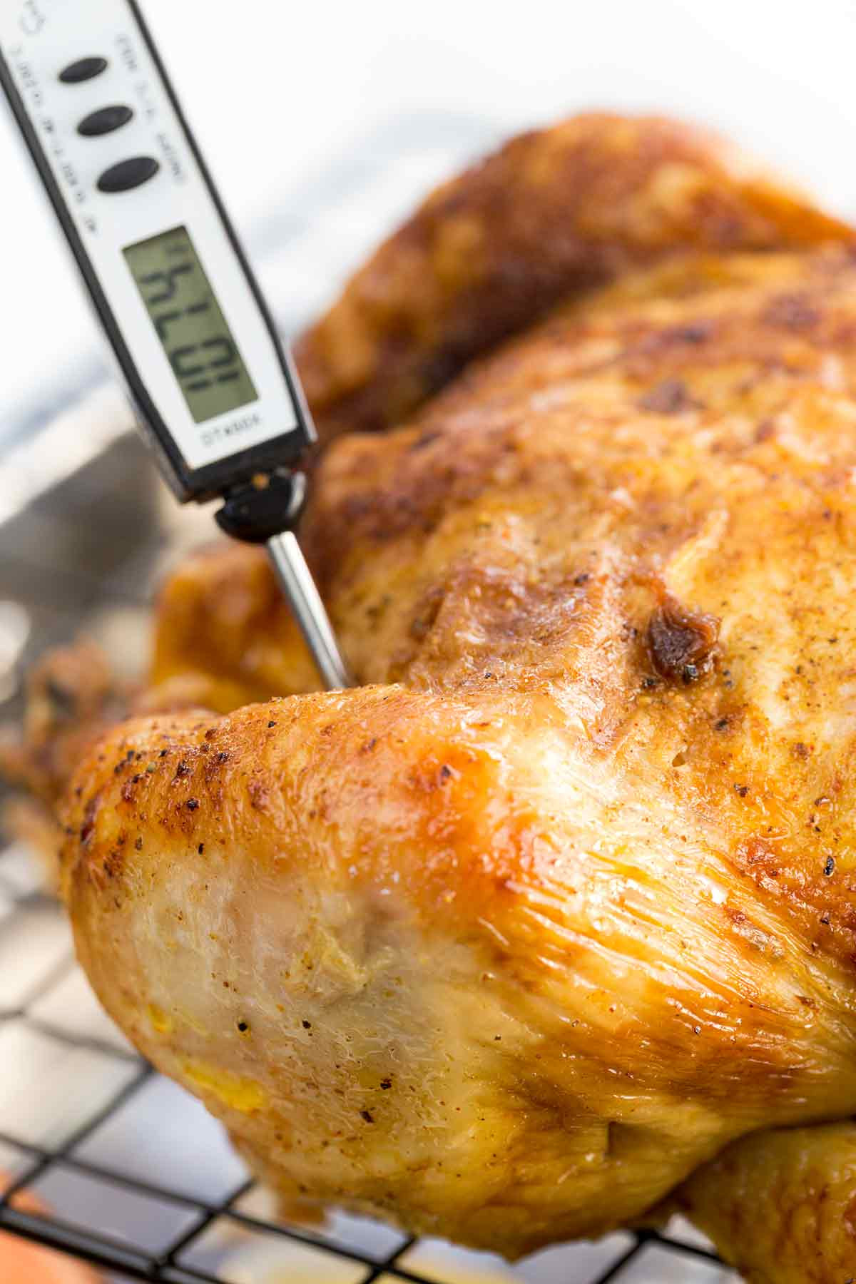 Chicken Thighs Temperature
 Using a Digital Meat Thermometer For Better Cooking