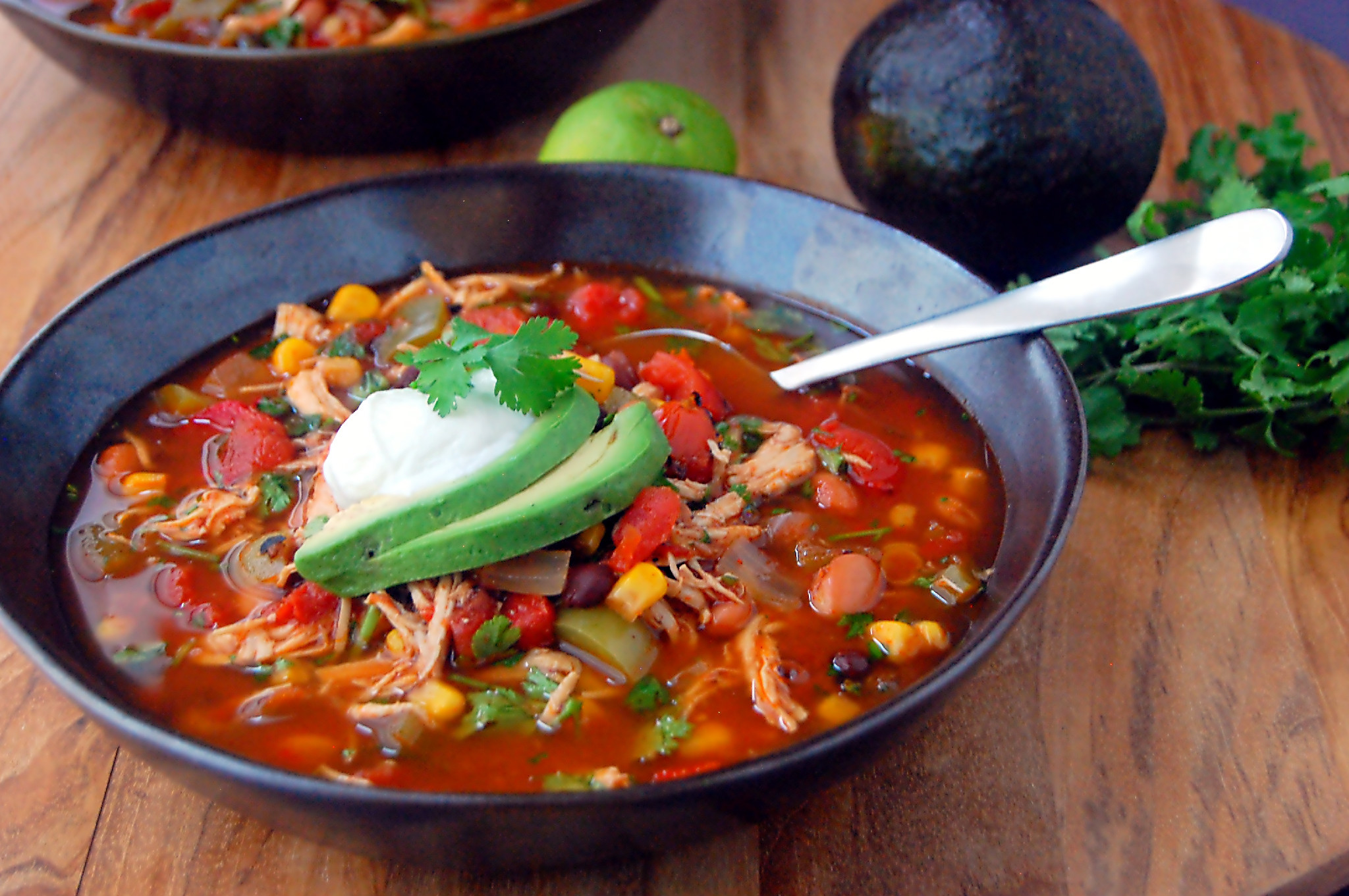 Chicken Tomato Soup
 Slow Cooker Southwestern Chicken Soup