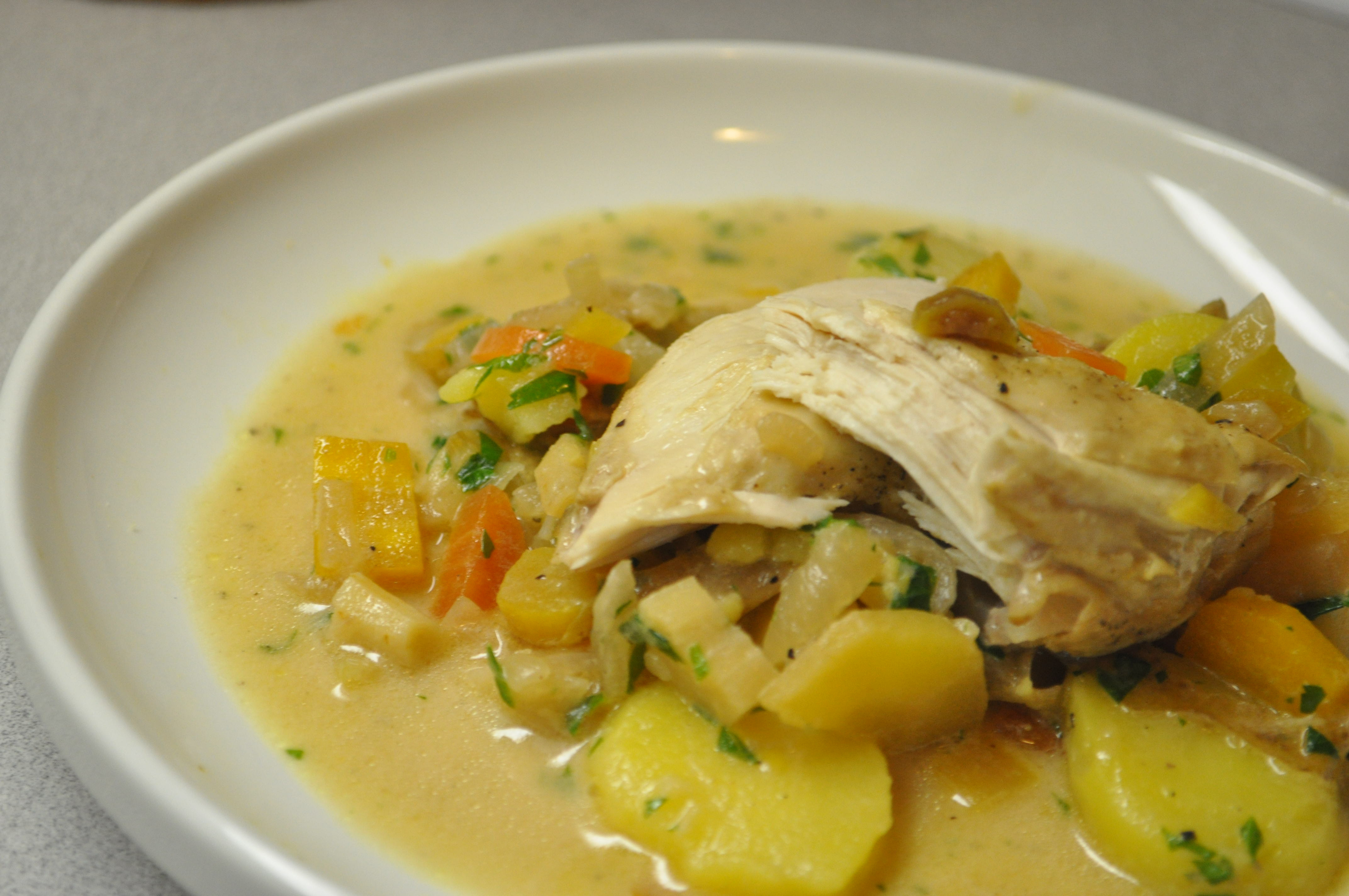 Chicken Vegetable Stew
 creamy chicken ve able stew