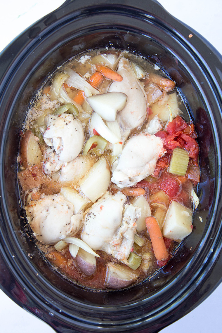 Chicken Vegetable Stew
 Slow Cooker Chicken Stew Yellow Bliss Road