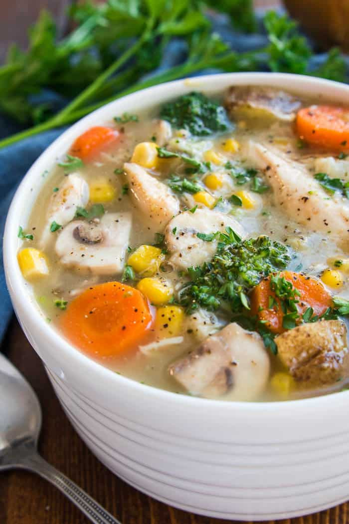 Chicken Veggie Soup
 Chicken Ve able Soup
