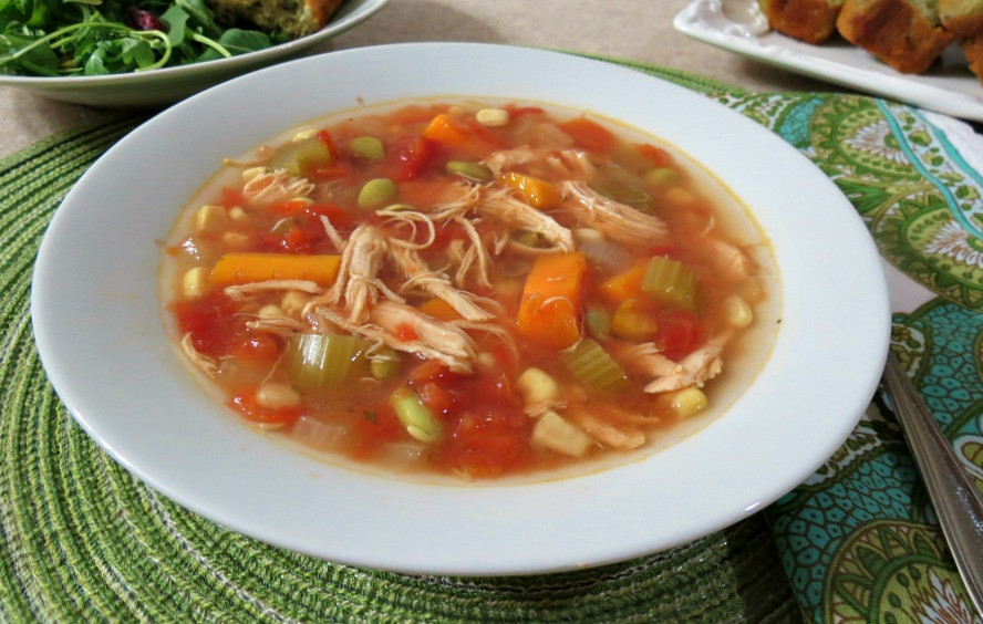 Chicken Veggie Soup
 Chicken Ve able Soup Weekly Recap