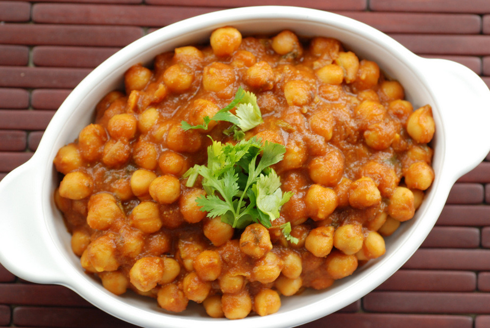 Chickpea Recipes Indian
 Indian Chickpea Curry with Mango Powder Amchoor Chana