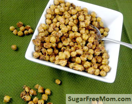 Chickpea Snacks Recipe
 Garlic Parmesan Roasted Chickpea Snack Recipe