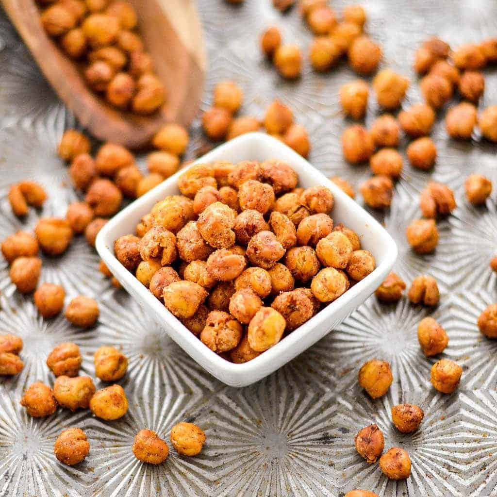 Chickpea Snacks Recipe
 Crunchy Roasted Chickpeas JoyFoodSunshine