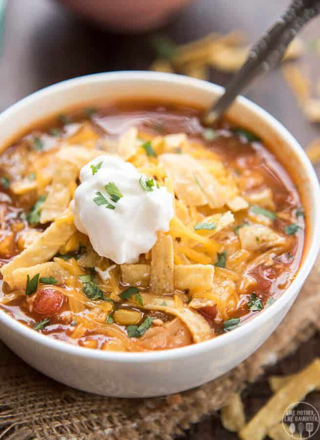 Chili'S Chicken Enchilada Soup Recipe
 Slow Cooker Chicken Enchilada Soup The Best Blog Recipes