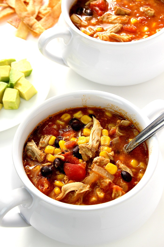 Chili'S Chicken Enchilada Soup Recipe
 20 Minute Chicken Enchilada Soup Recipe Crunchy Creamy Sweet