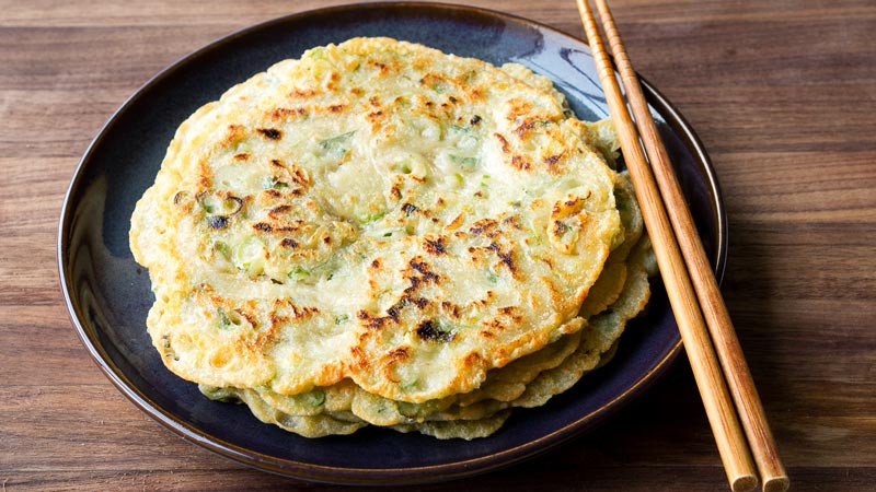 Chinese Breakfast Recipes
 Quick Chinese Scallion Pancakes no kneading