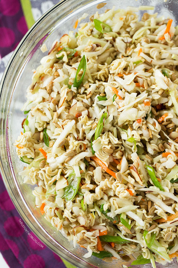 Chinese Chicken Salad Ramen Noodles
 Chilled Asian Ramen Salad to Bring to a Potluck or Party