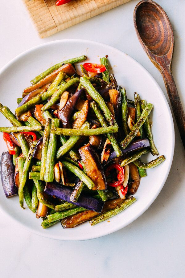 Chinese Vegetarian Recipes
 Eggplant String Bean Stir fry Recipe The Woks of Life