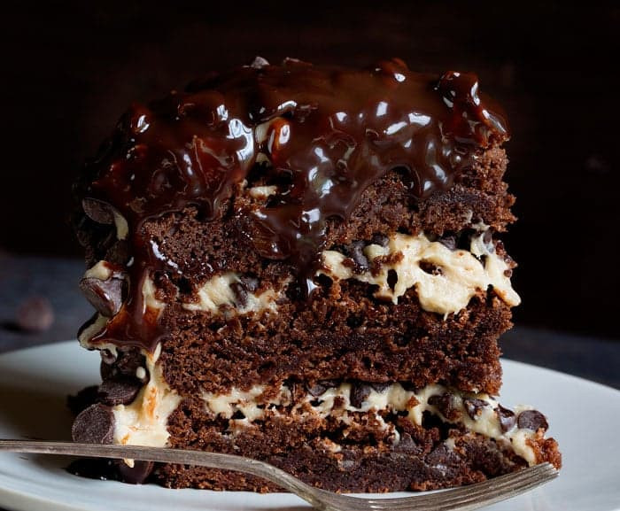 Chocolate Brownies Cake
 Brownie Cookie Dough Cake