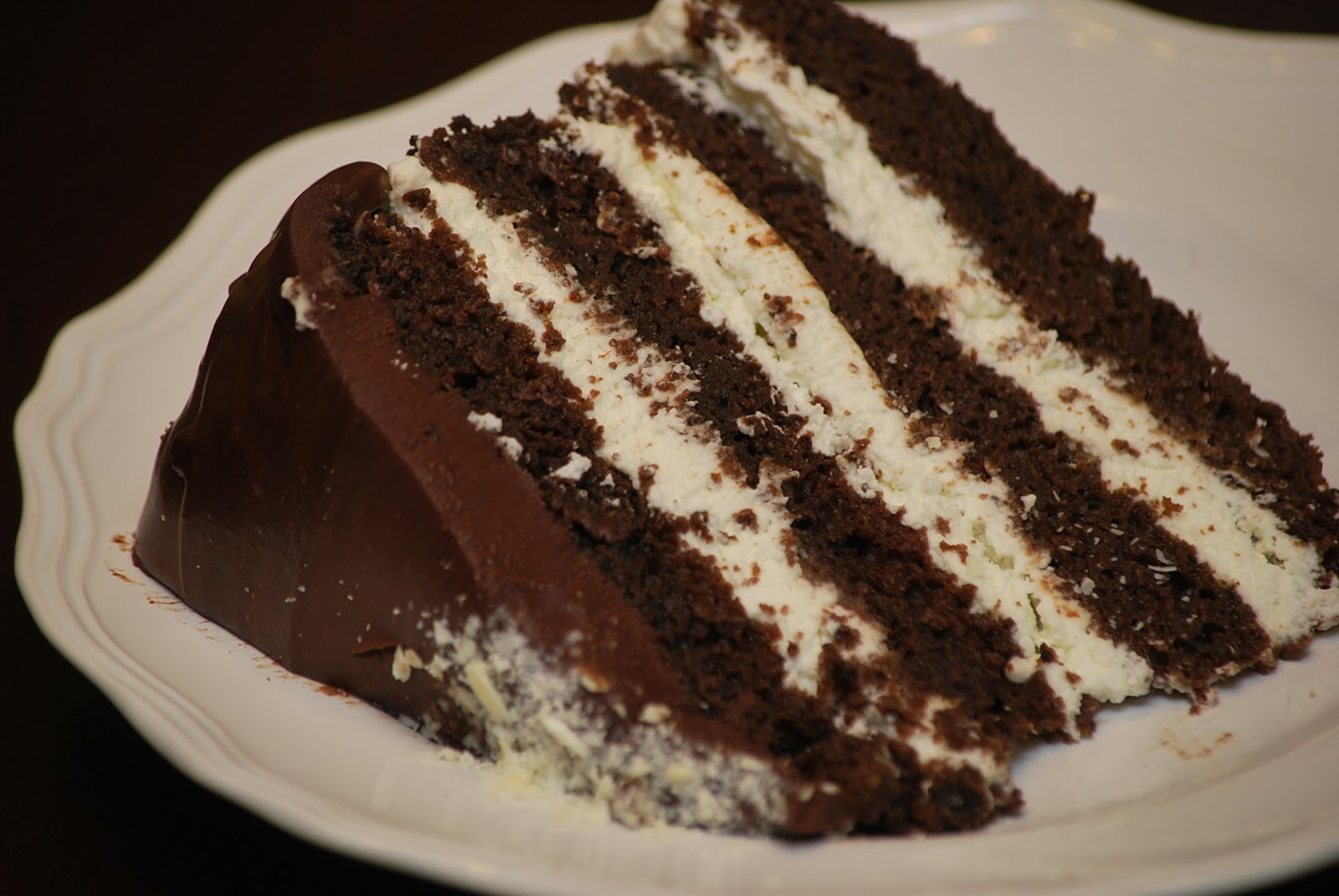 Chocolate Cake Filling
 My story in recipes Dark Chocolate Birthday Cake