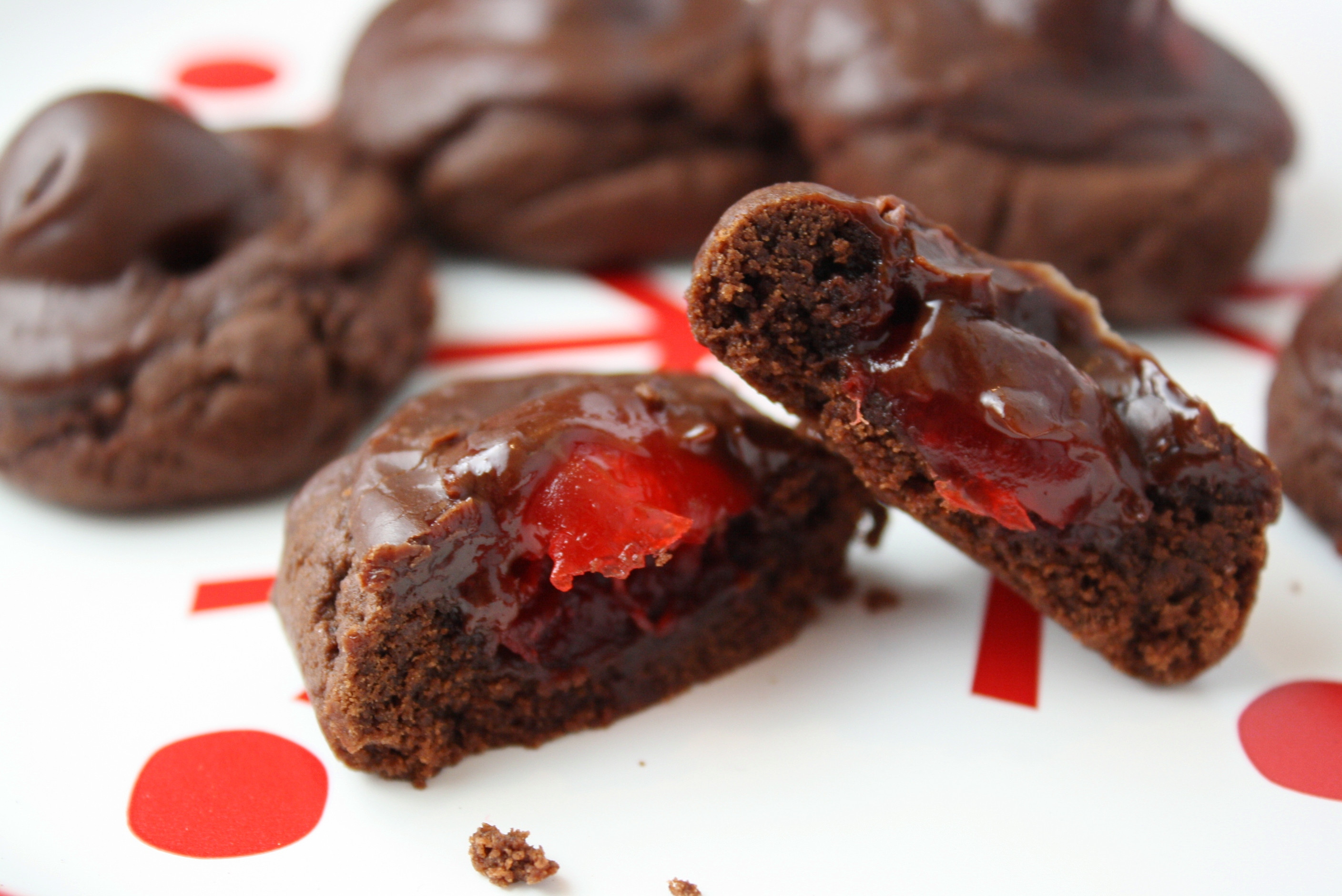 Chocolate Cherry Cookies
 Recipes