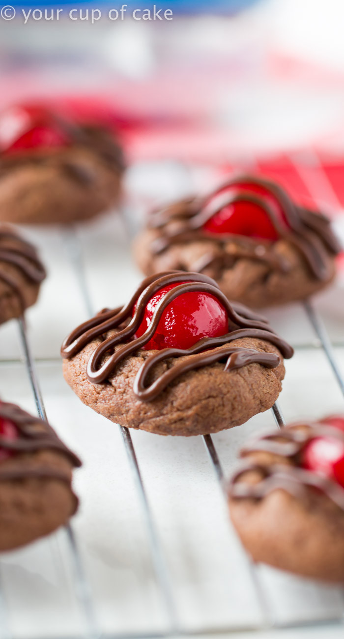 Chocolate Cherry Cookies
 Chocolate Covered Cherry Cookies Your Cup of Cake