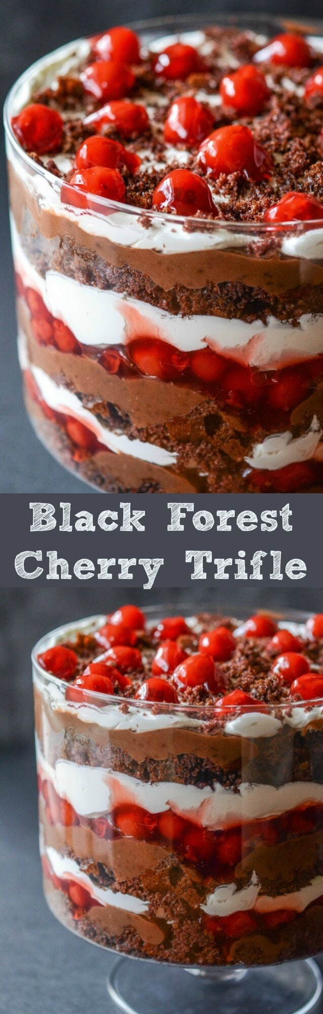 Chocolate Cherry Dessert
 chocolate cherry trifle dessert