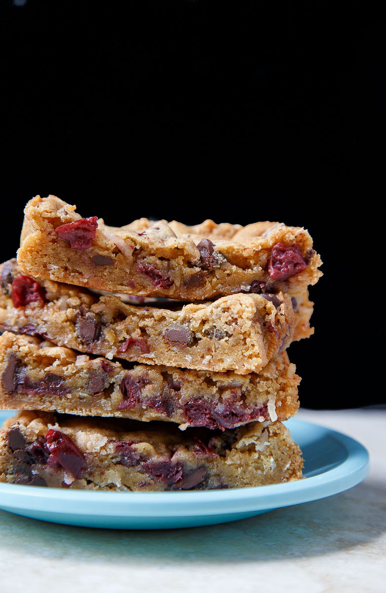 Chocolate Cherry Dessert
 Chocolate Cherry Coconut Bars