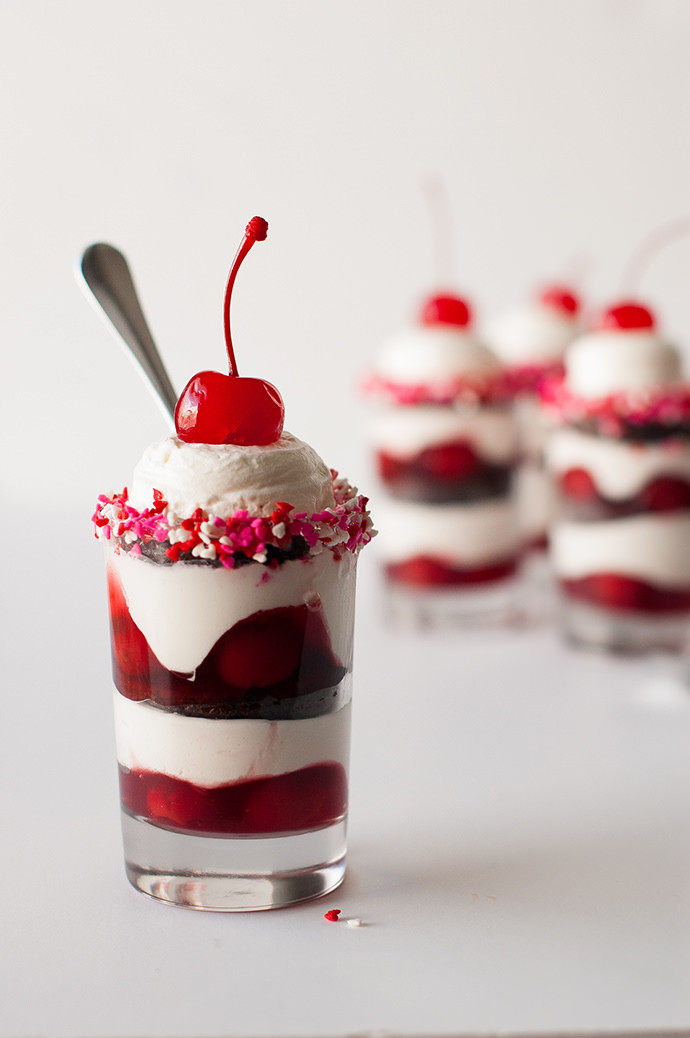 Chocolate Cherry Dessert
 chocolate cherry trifle dessert