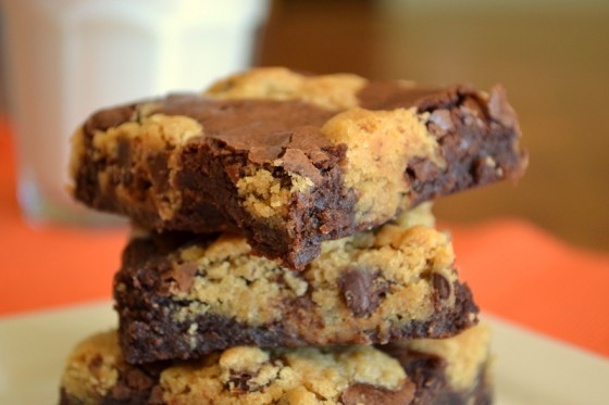 Chocolate Chip Cookie Brownies
 Chocolate Chip Cookie Brownies Stop Lookin Get Cookin