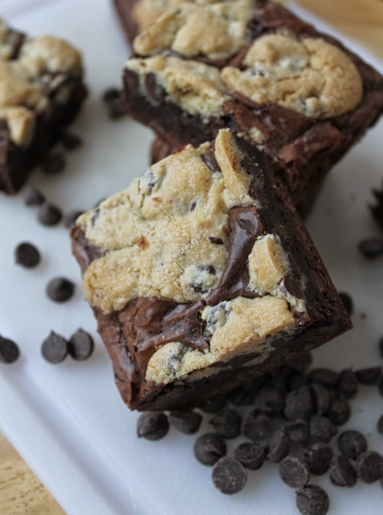 Chocolate Chip Cookie Brownies
 Life on Food Chocolate Chip Cookie Brownies