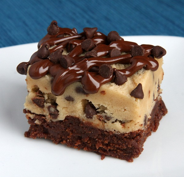 Chocolate Chip Cookie Brownies
 Chocolate Chip Cookie Dough Brownies