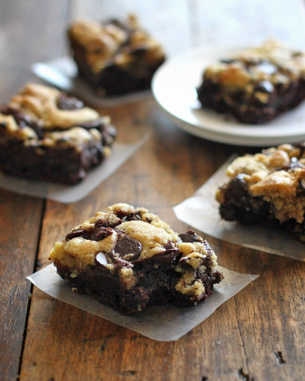 Chocolate Chip Cookie Brownies
 Chocolate Chip Cookie Brownies Pinch of Yum