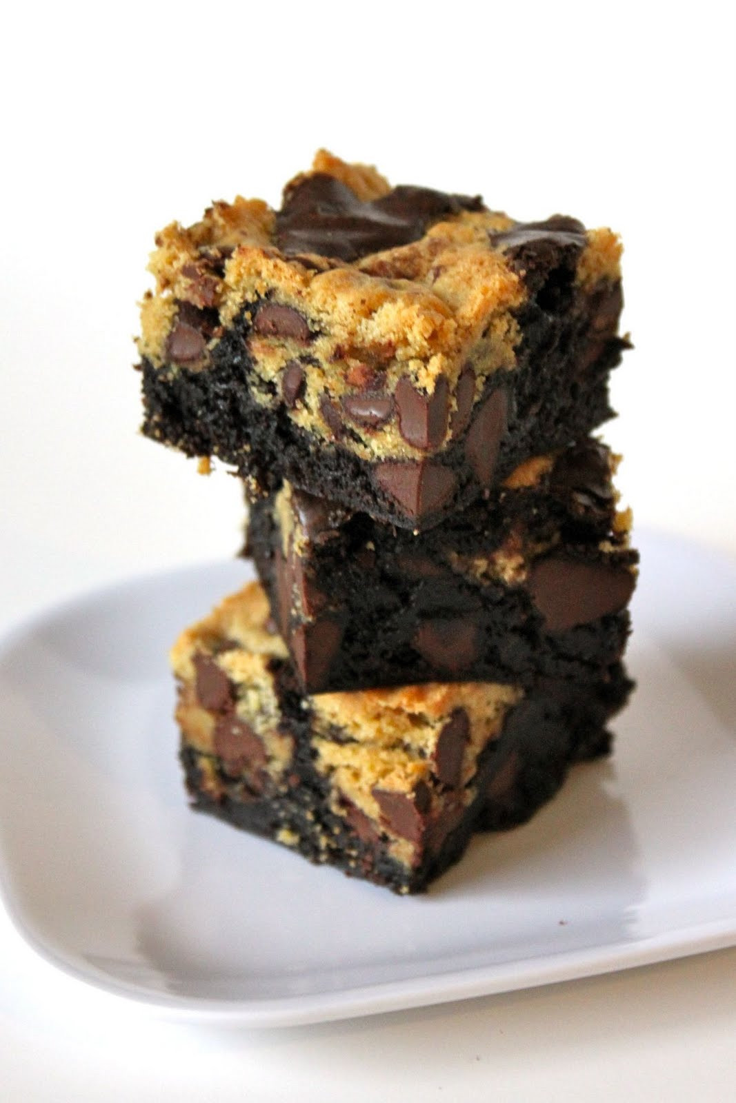 Chocolate Chip Cookie Brownies
 Baked Perfection Brownies studded with Chocolate Chip Cookies