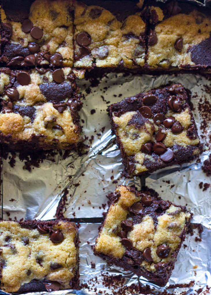 Chocolate Chip Cookie Brownies
 Chocolate Chip Cookie Brownies