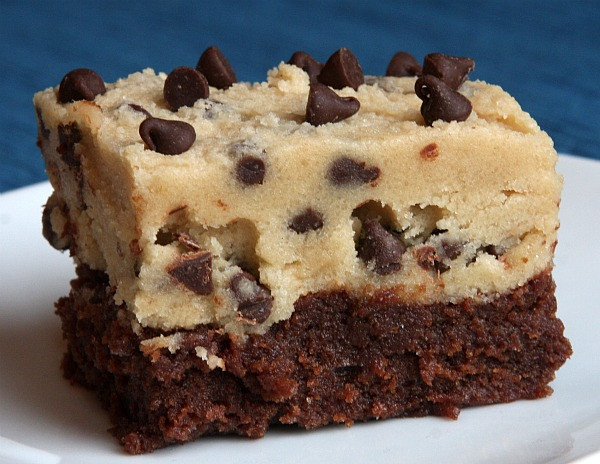 Chocolate Chip Cookie Brownies
 Chocolate Chip Cookie Dough Brownies