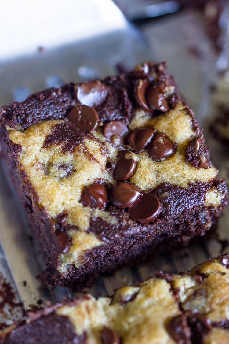 Chocolate Chip Cookie Brownies
 Chocolate Chip Cookie Brownies