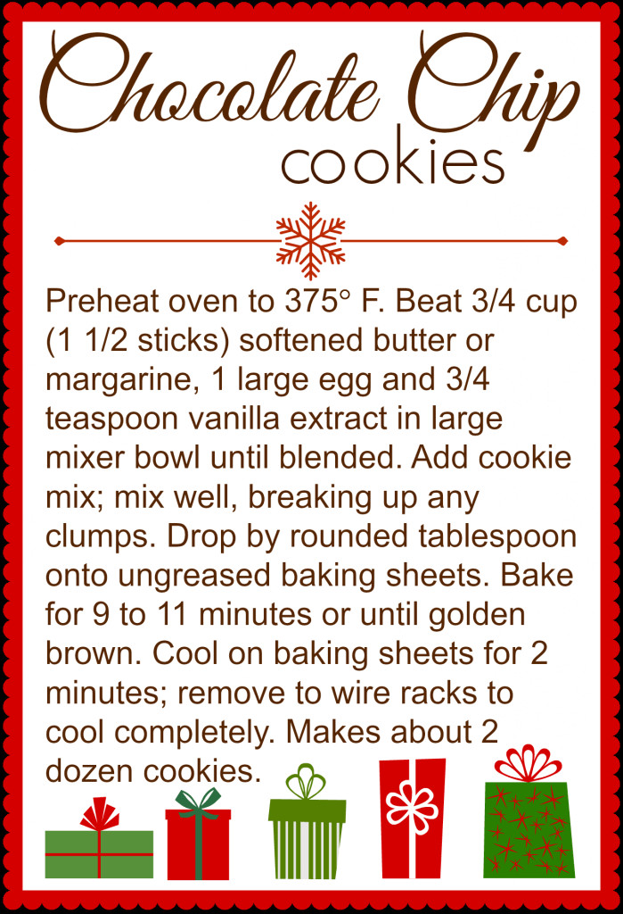 Chocolate Chip Cookies In A Jar
 Easy Chocolate Chip Cookie Mix in a Jar Gift and Free