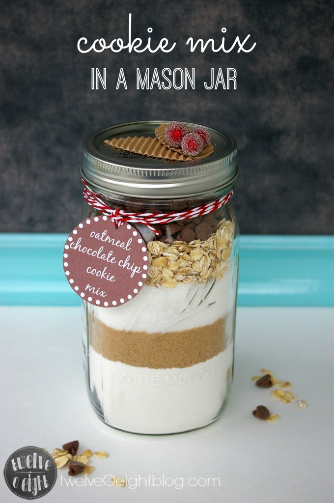 Chocolate Chip Cookies In A Jar
 Gifts In A Mason Jar Oatmeal Chocolate Chip Cookie Mix