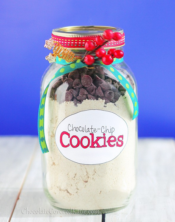 Chocolate Chip Cookies In A Jar
 Healthy Chocolate Chip Cookies in a Jar