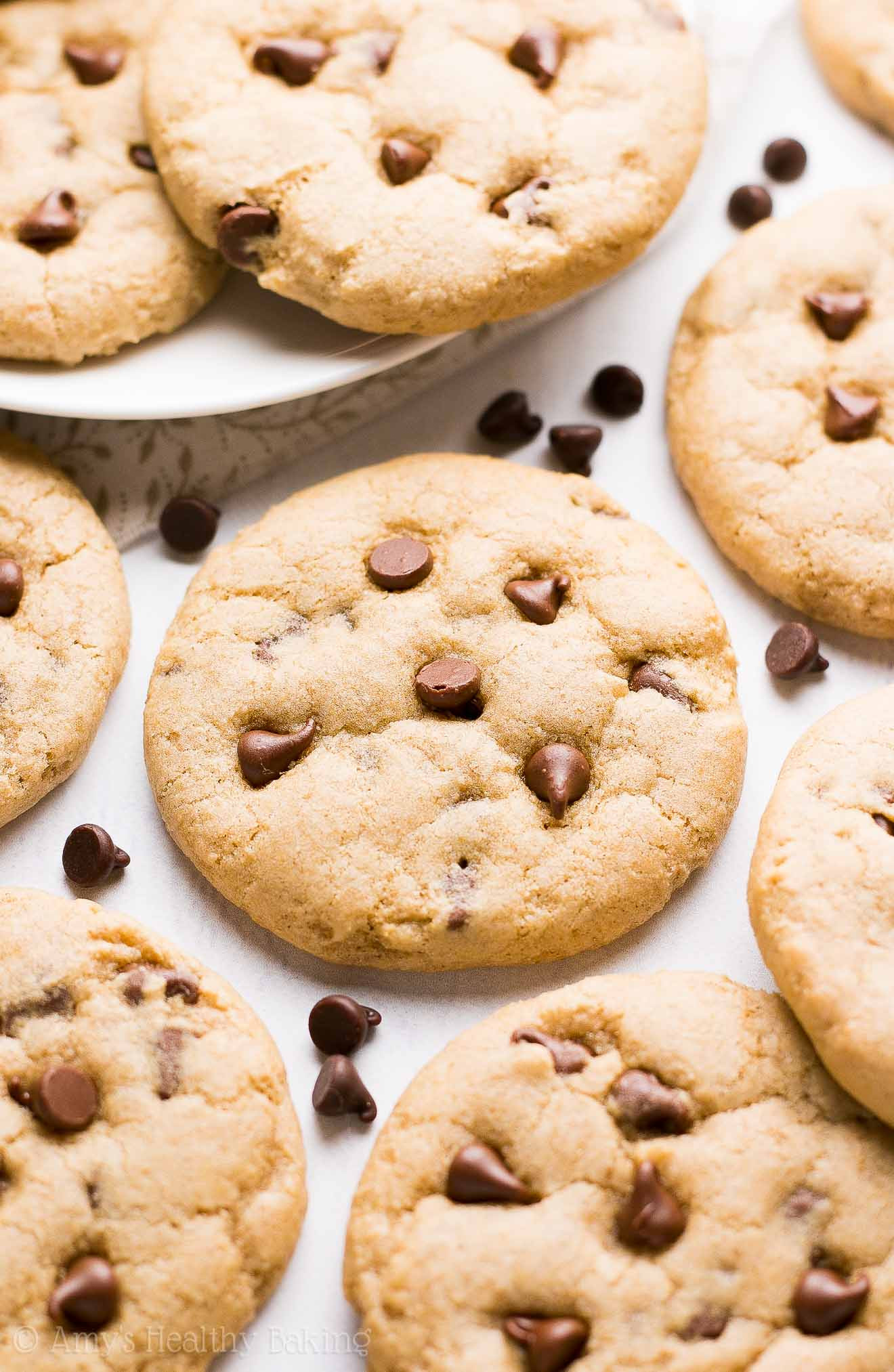 Chocolate Chip Cookies
 The Ultimate Healthy Soft & Chewy Egg Free Chocolate Chip