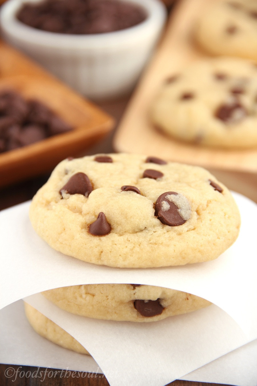 Chocolate Chip Cookies
 The Ultimate Healthy Soft & Chewy Chocolate Chip Cookies