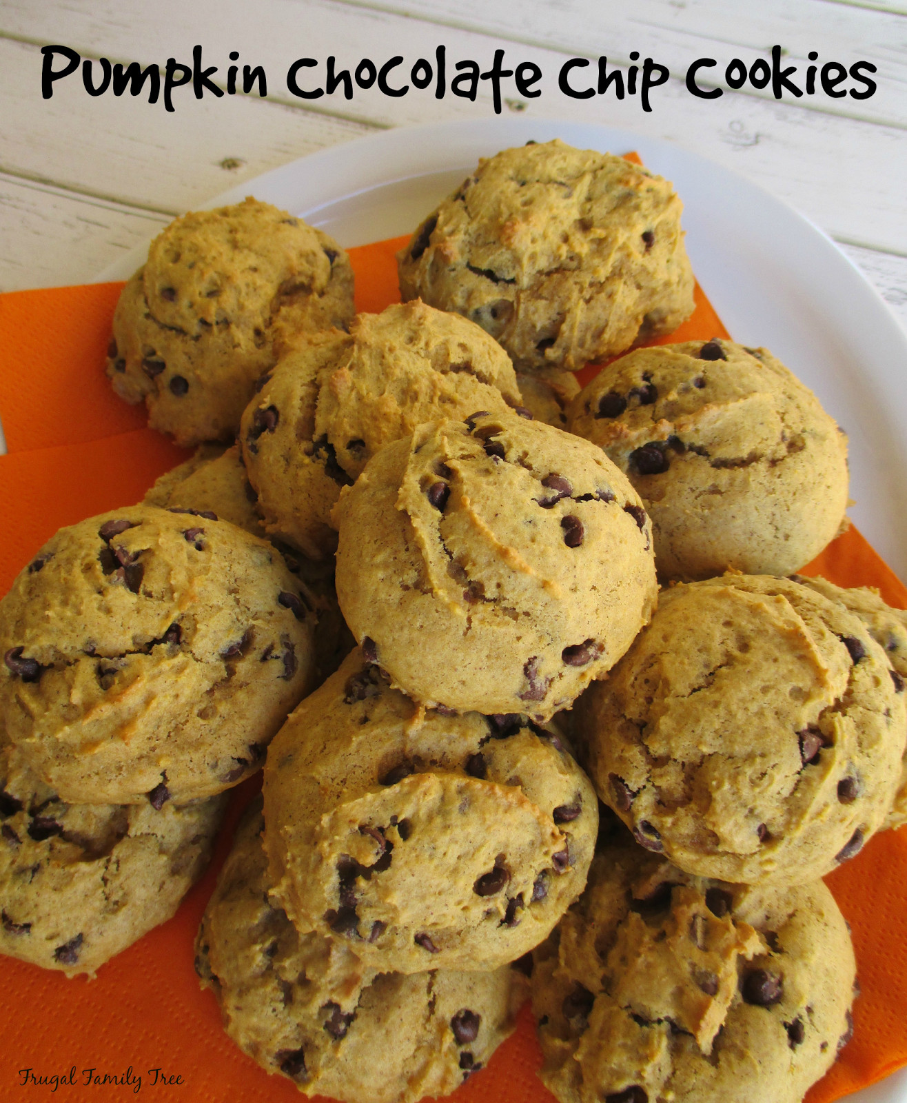 Chocolate Chip Pumpkin Cookies
 Best Pumpkin Chocolate Chip Cookies Ever