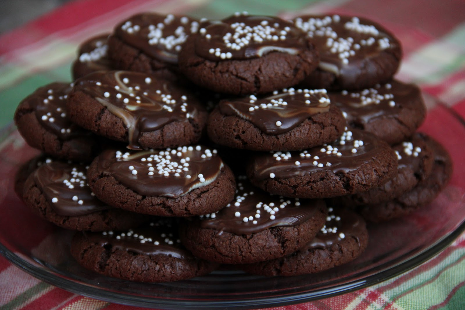 Chocolate Christmas Cookies
 handmade&homemade Christmas Cookie Parade Marvelous