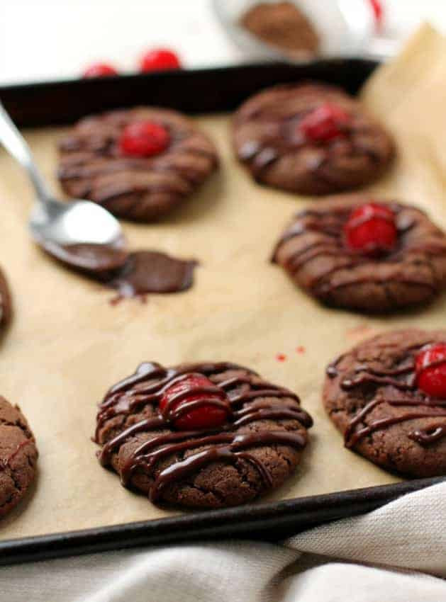 Chocolate Cover Cherry Cookies
 Chocolate Covered Cherry Cookies