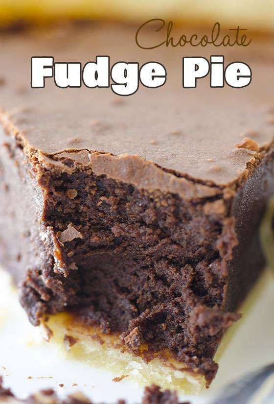 Chocolate Fudge Pie
 Chocolate Fudge Pie