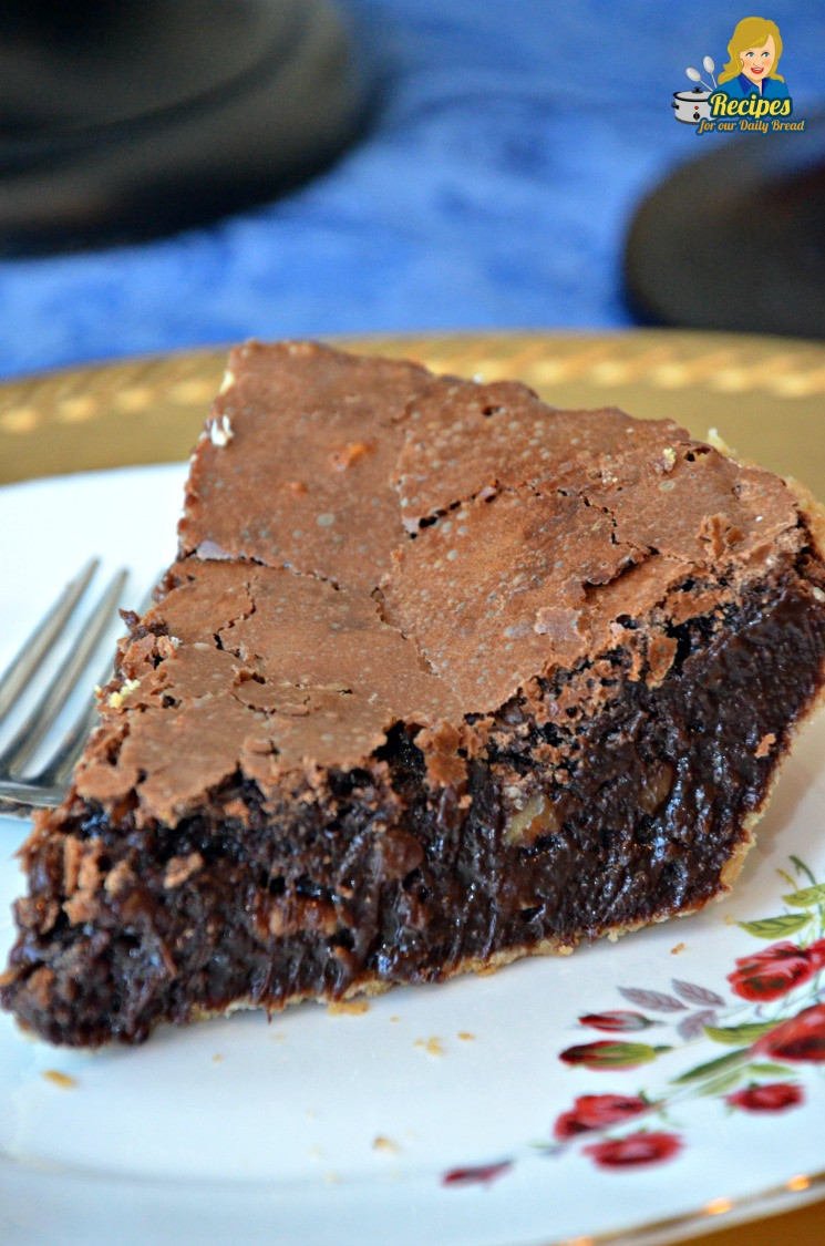 Chocolate Fudge Pie
 YOU MUST TRY THIS FABULOUS CHOCOLATE FUDGE PIE