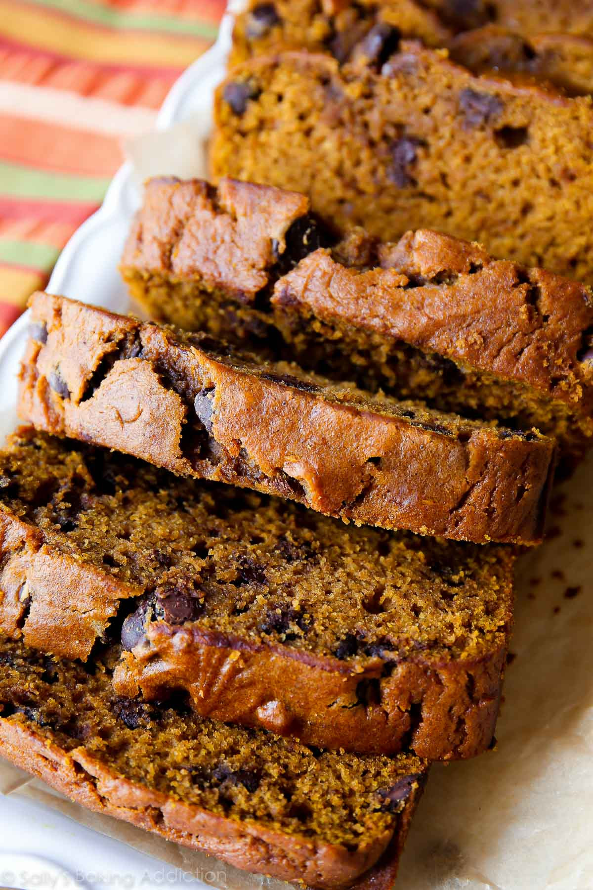 Chocolate Pumpkin Bread
 Pumpkin Chocolate Chip Bread Sallys Baking Addiction